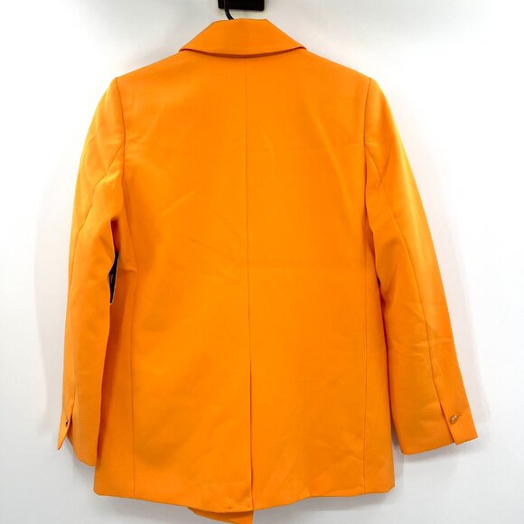 NWT DKNY Orange Button Front Blazer Women's 6 $149 MSRP - Picture 5 of 5